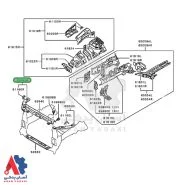دیاق آهنی بالایی چراغ راست میتسوبیشی اوتلندر 2016